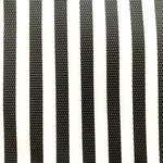 Large Beach Tote - Black and White Narrow Stripes